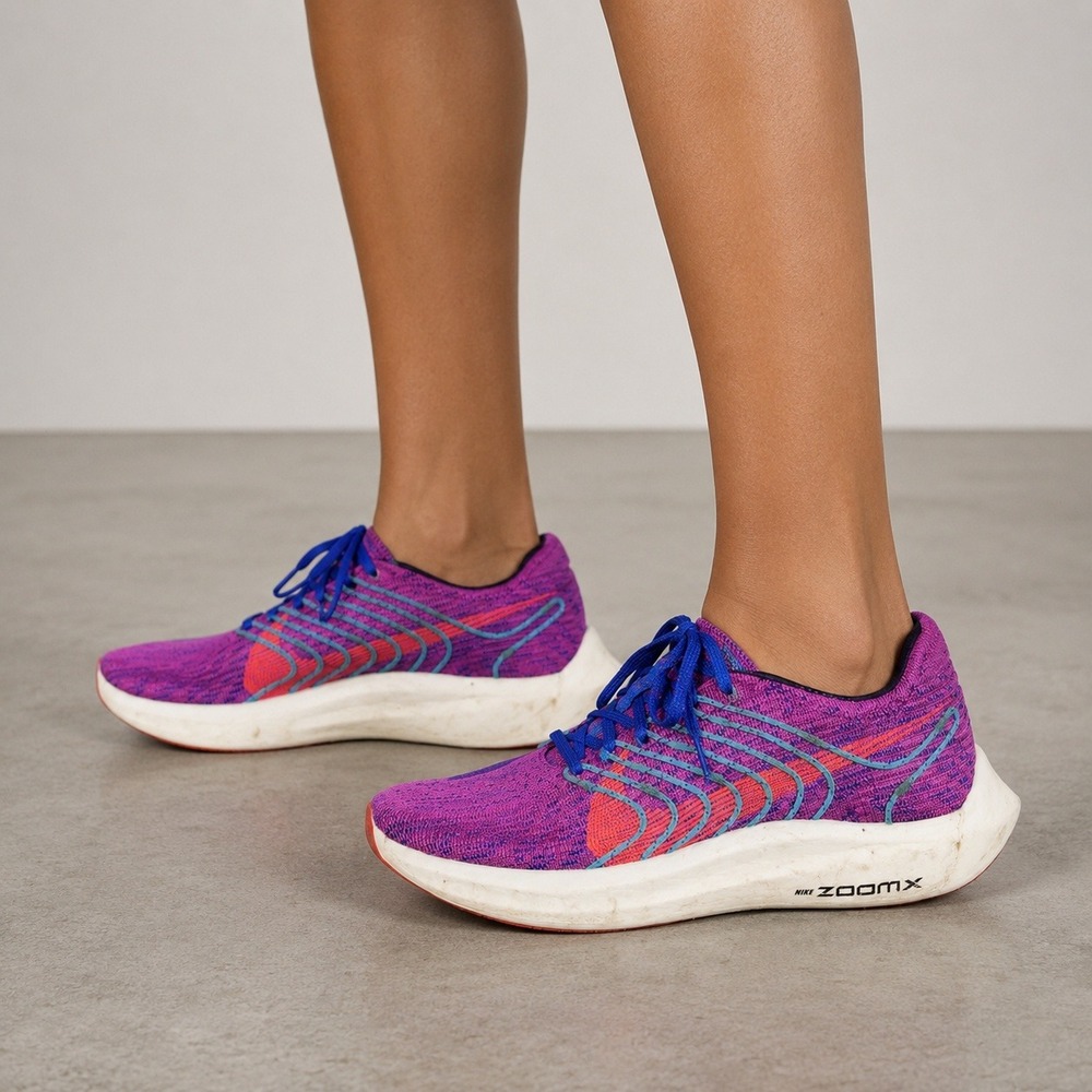 Nike ZoomX Purple Pink Blue Running Shoes Women's Athletic Sneakers Size‎ 8